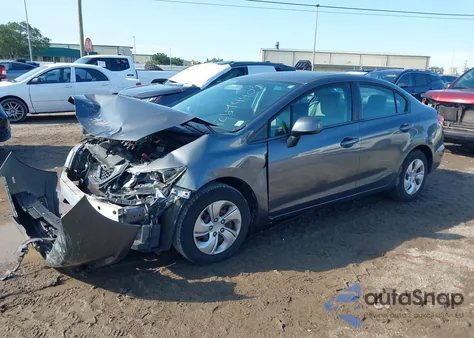 2013 Honda Civic Lx from USA, damaged, VIN 19XFB2F54DE041313